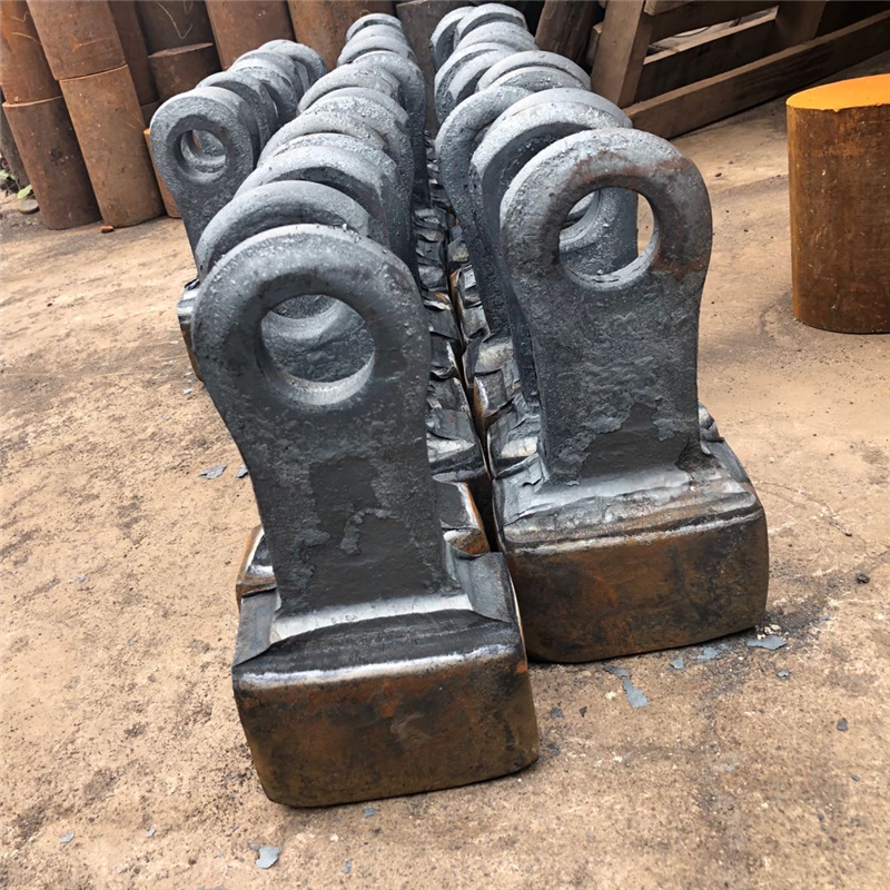 鍛打破碎機(jī)錘頭 高鉻合金耐磨錘頭 粉碎機(jī)高錳鋼錘頭